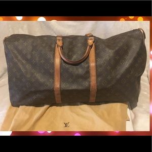 Louis Vuitton keepall 60 travel bag